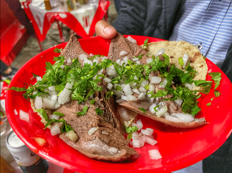 Tacos de lengua en Guadalajara